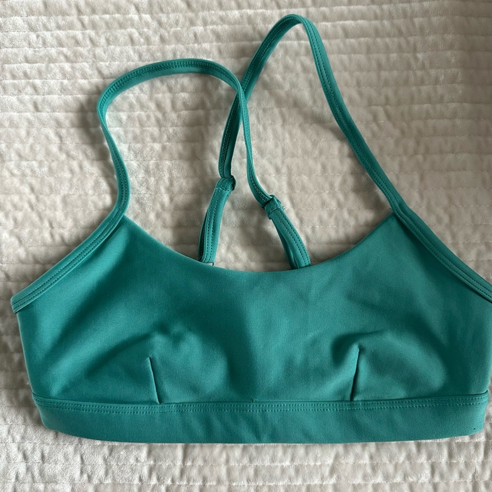 ALO Yoga Teal Sports Bra
